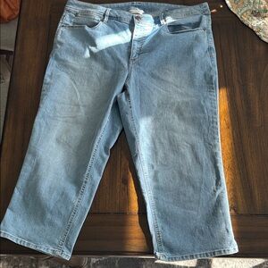 Christopher & Banks Light Blue Capris
